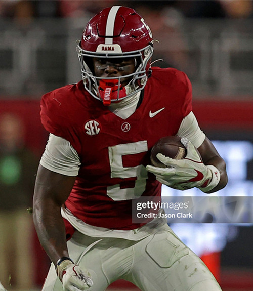 Mens Youth Alabama Crimson Tide #5 Germie Bernard Maroon College Football Game Jersey 