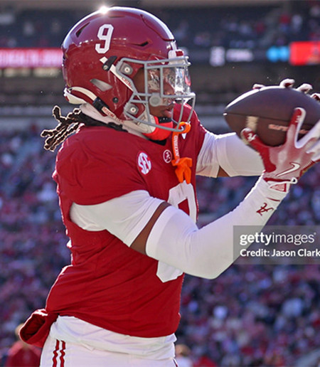 Mens Youth Alabama Crimson Tide #9 Jaylen Mbakwe Maroon College Football Game Jersey 