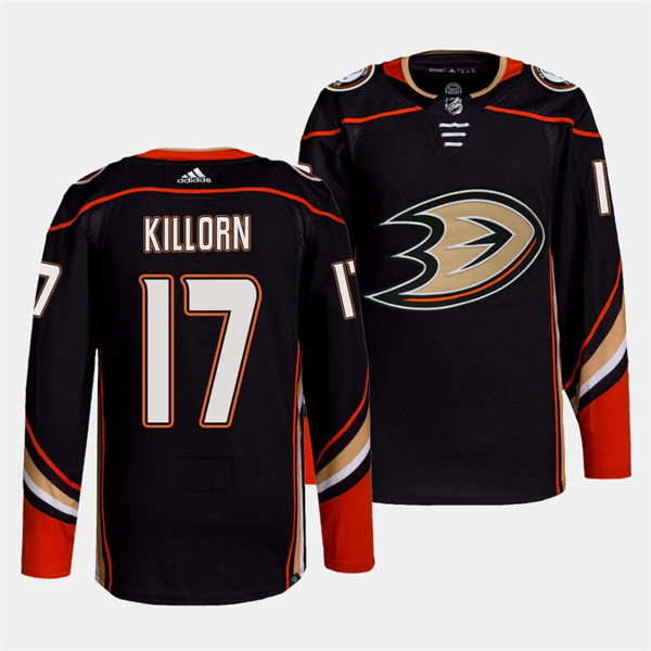 Mens Youth Anaheim Ducks #17  Alex Killorn Black Home Jersey 