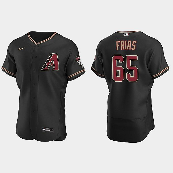 Mens Youth Arizona Diamondbacks #65 Luis Frias Nike Black Alternate Flex Base Jersey