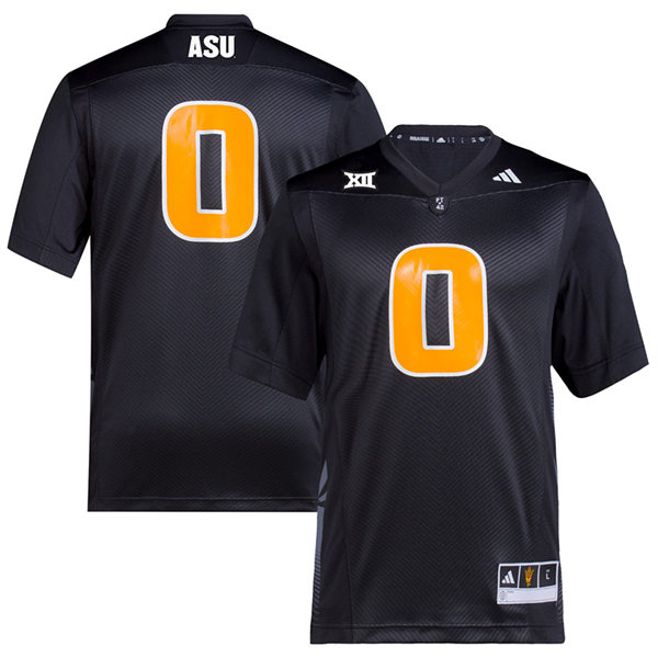 Mens Youth Arizona State Sun Devils Custom 2024 XII Black Football Game Jersey
