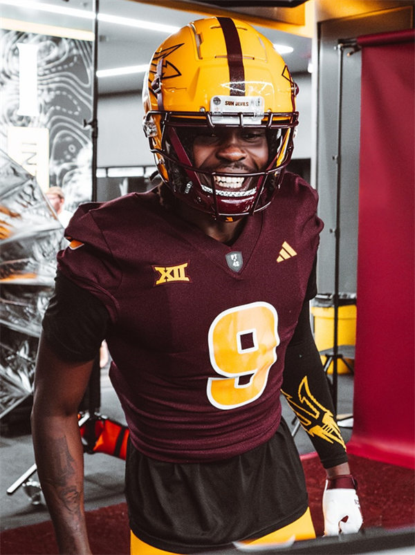 Mens Youth Arizona State Sun Devils Custom 2024 XII Maroon Football Game Jersey