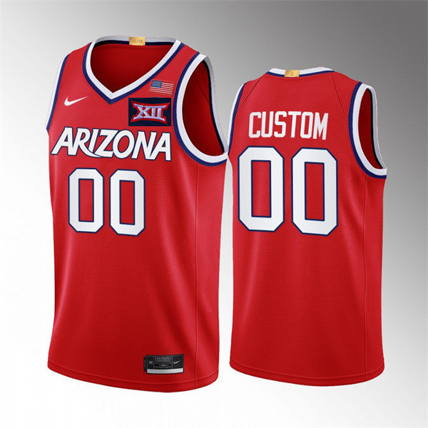 Mens-Youth-Arizona-Wildcats-Custom-Nike-Red-2022-23-College-Basketball-Game-Jersey-723-20169