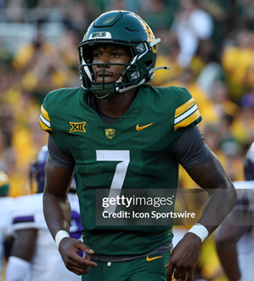 Mens Youth Baylor Bears #7 Dequan Finn 2025 Green College Baseball Game Jersey 