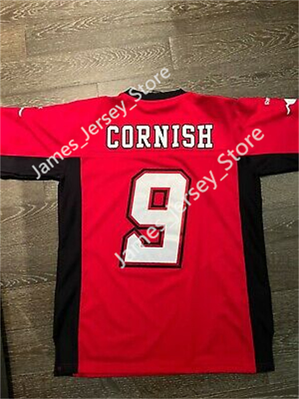 Mens Youth CFL Calgary Stampeders Custom Red Stitched Football Jerseys