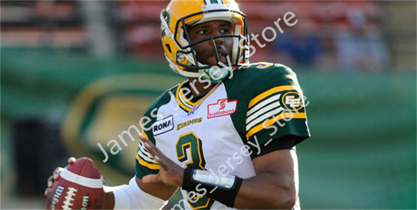 Mens Youth CFL Edmonton Elks Custom White Away Football Jerseys