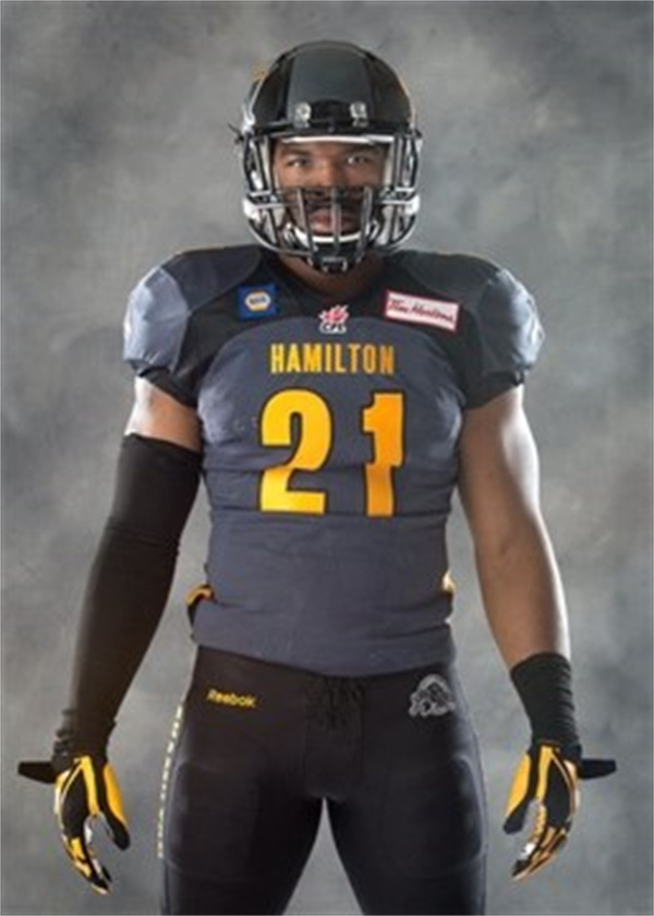 Mens Youth CFL Hamilton Tiger-Cats Custom 2019 New Era Home Grey Football Jerseys
