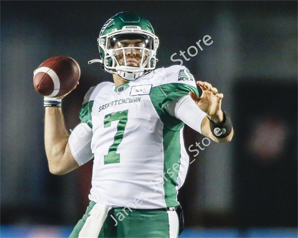 Mens Youth CFL Saskatchewan Roughriders Custom 2019 New Era White Away Football Jersey