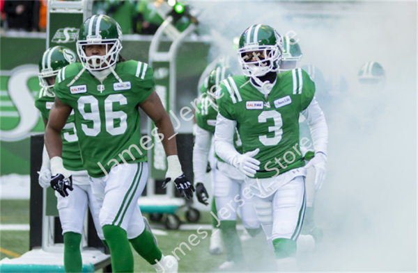 Mens Youth CFL Saskatchewan Roughriders Custom New Era Home Green Football Jersey