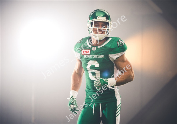 Mens Youth CFL Saskatchewan Roughriders Customize New Era Home Green Football Jerseys