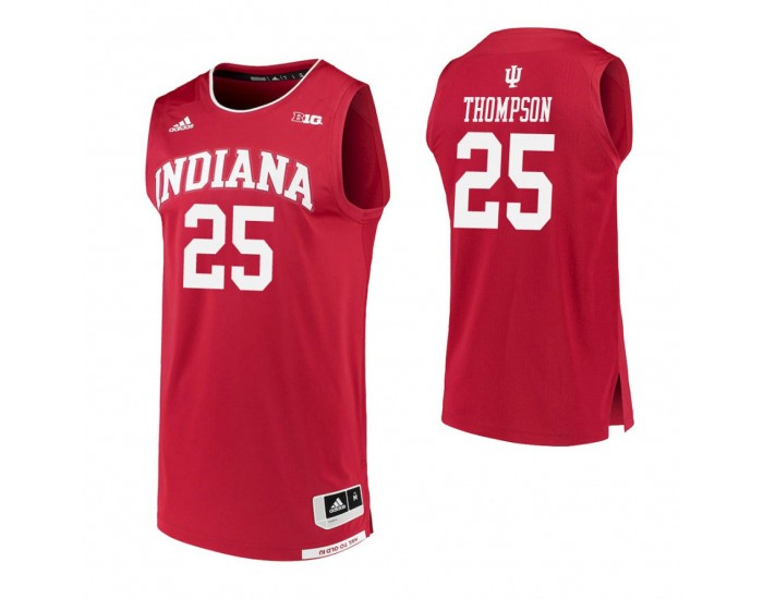 Mens Youth Indiana Hoosiers #25 Race Thompson Crimson College Basketball Swingman Jersey