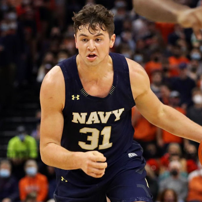 Mens Youth Navy Midshipmen Custom 2024 Navy Basketball Game Jersey