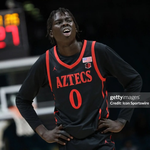 Mens Youth San Diego State Aztecs #0 Magoon Gwath Nike Black College Basketball Jersey 