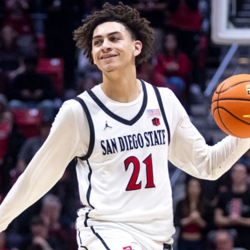 Mens Youth San Diego State Aztecs #21 Miles Byrd 2024-25 White College Basketball Game Jersey 