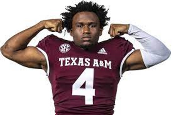 Mens Youth Texas A&M Aggies #4 Amari Daniels College Football Game 