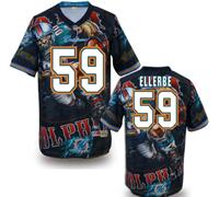 Miami Dolphins #59 ELLERBE Men's Stitched NFL Elite Fanatical Version Jersey (1)