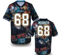 Miami Dolphins #68 INCOGNITO Men's Stitched NFL Elite Fanatical Version Jersey (1)