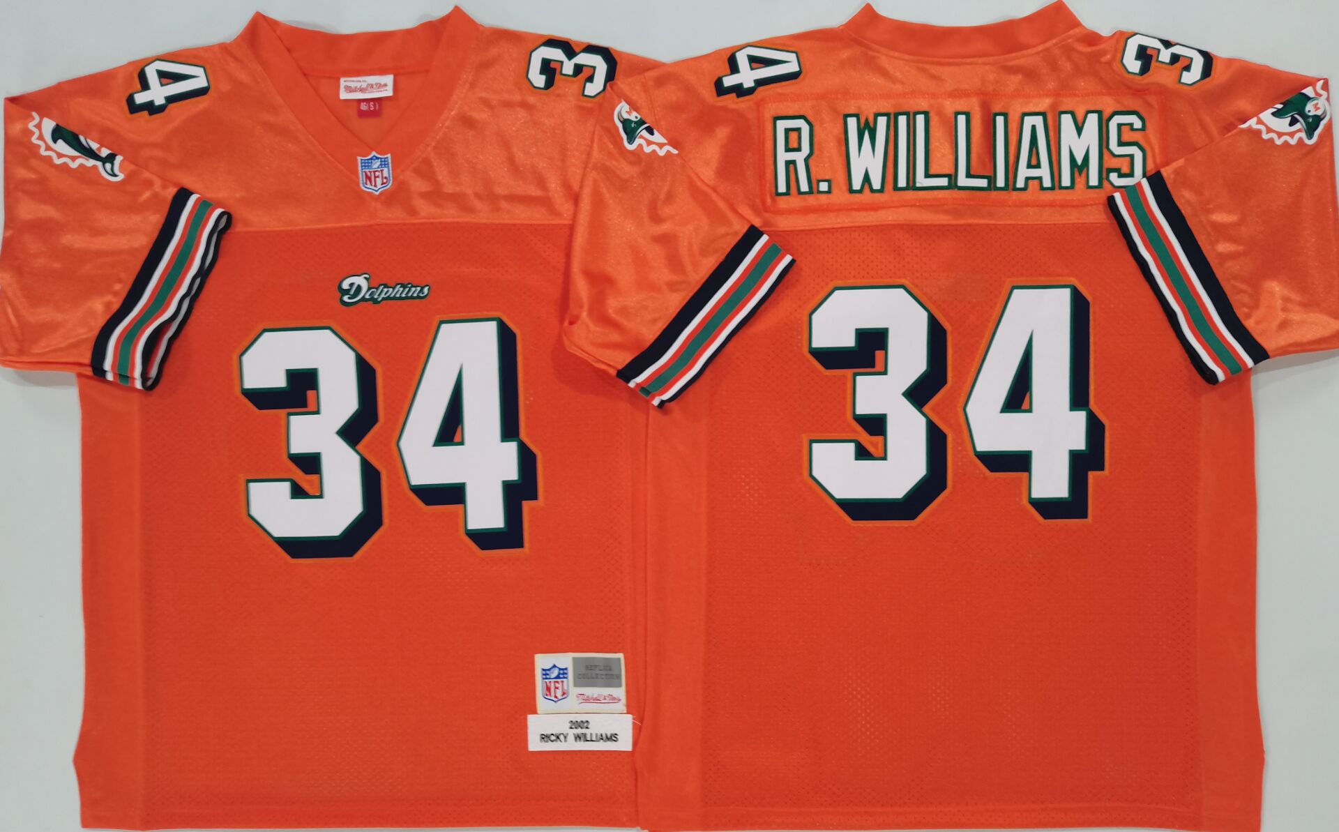 Miami Dolphins Orange #34 R.WILLIAMS