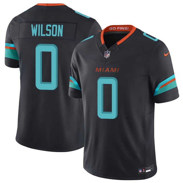 Miami Dolphins Vapor F.U.S.E. Limited Rivalry Series Jersey #0 Zach Wilson