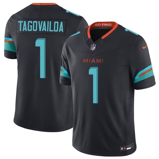 Miami Dolphins Vapor F.U.S.E. Limited Rivalry Series Jersey #1 Tua Tagovailoa