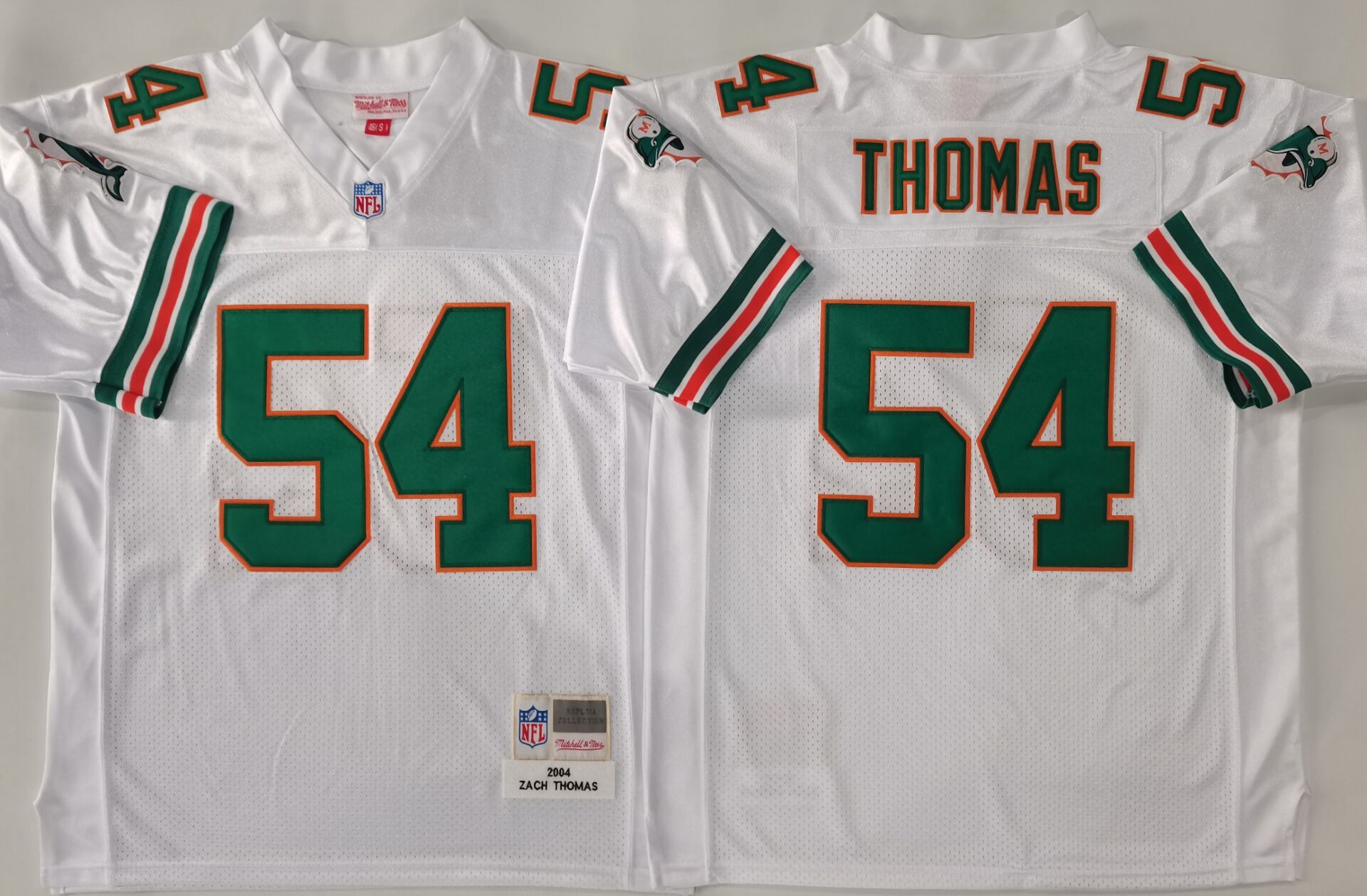 Miami Dolphins White #54 THOMAS