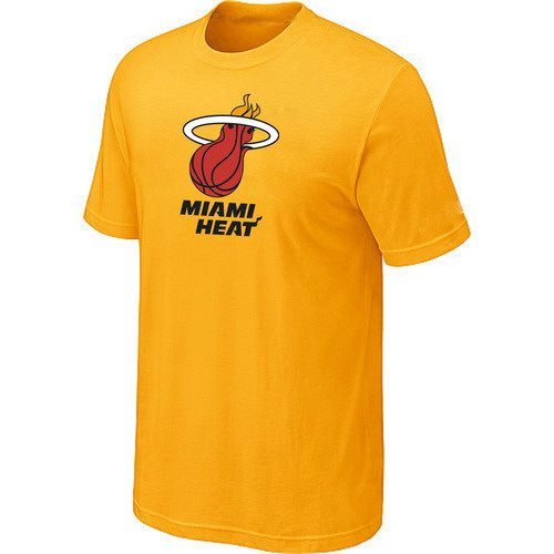 Miami Heat Big & Tall Primary Yellow T-Shirts