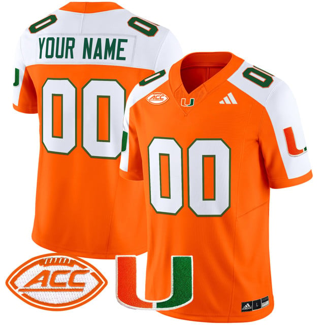 Miami Hurricanes 2025 Vapor Limited Custom Jersey