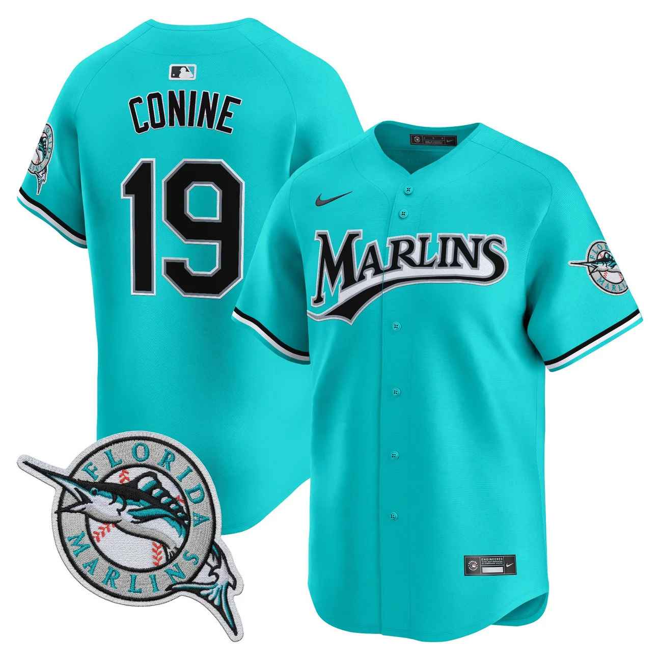 Miami Marlins 2026 Vapor Premier Limited Jersey #19 JEFF CONINE