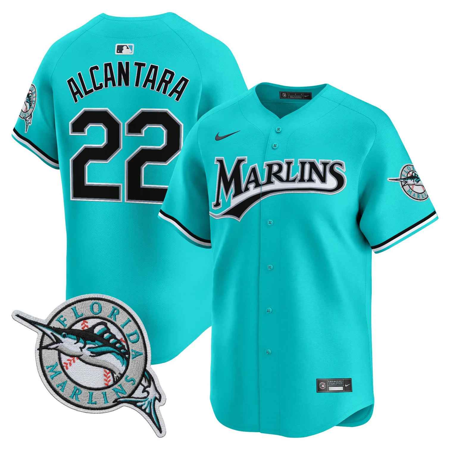 Miami Marlins 2026 Vapor Premier Limited Jersey #22 SANDY ALCANTARA