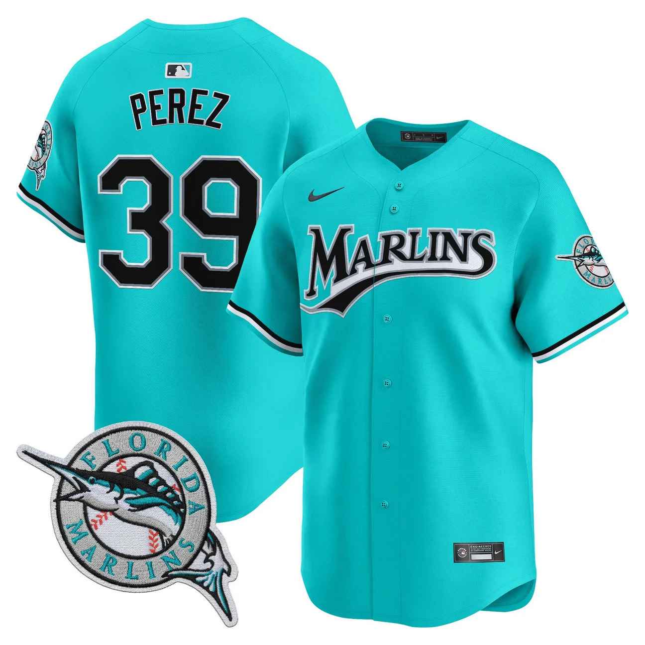 Miami Marlins 2026 Vapor Premier Limited Jersey #39 EURY PEREZ