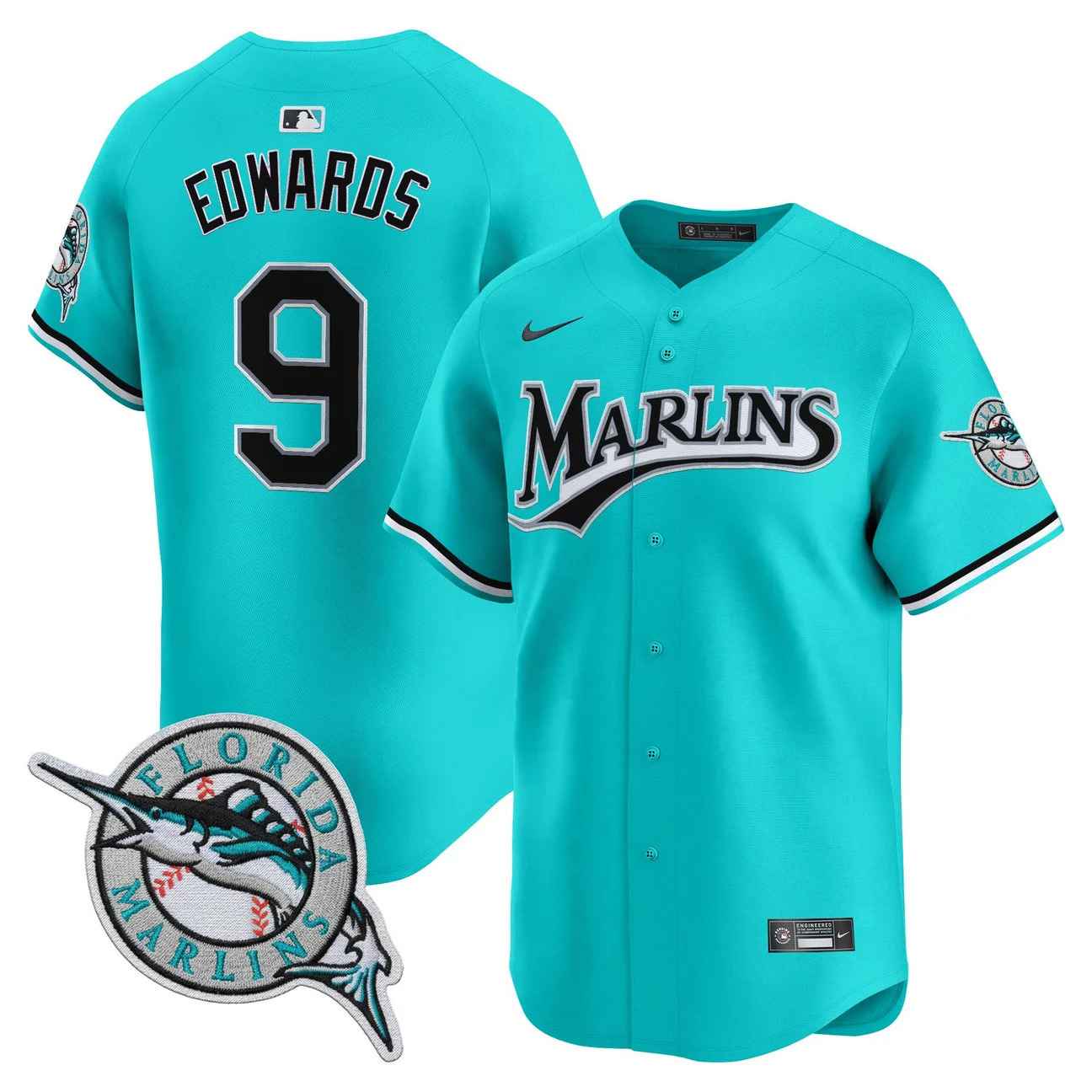 Miami Marlins 2026 Vapor Premier Limited Jersey #9 XAVIER EDWARDS