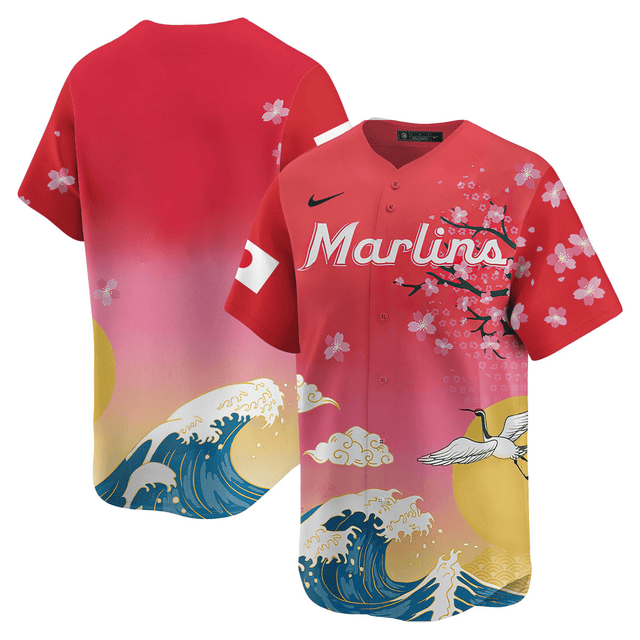 Miami Marlins Japanese Heritage Night 2025 Jersey BLANK.webp