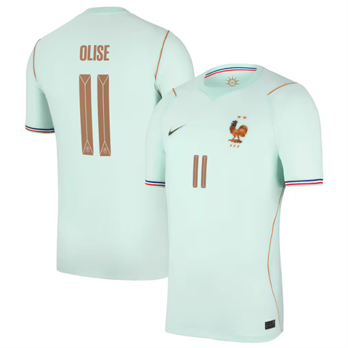 Michael Olise France National Team Nike 2026 Away Stadium Replica Jersey