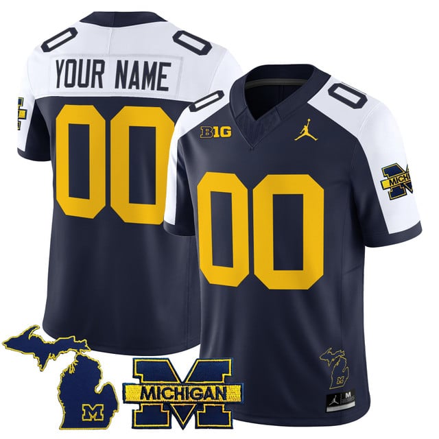 Michigan Wolverines 2025 Vapor Limited Custom Jersey