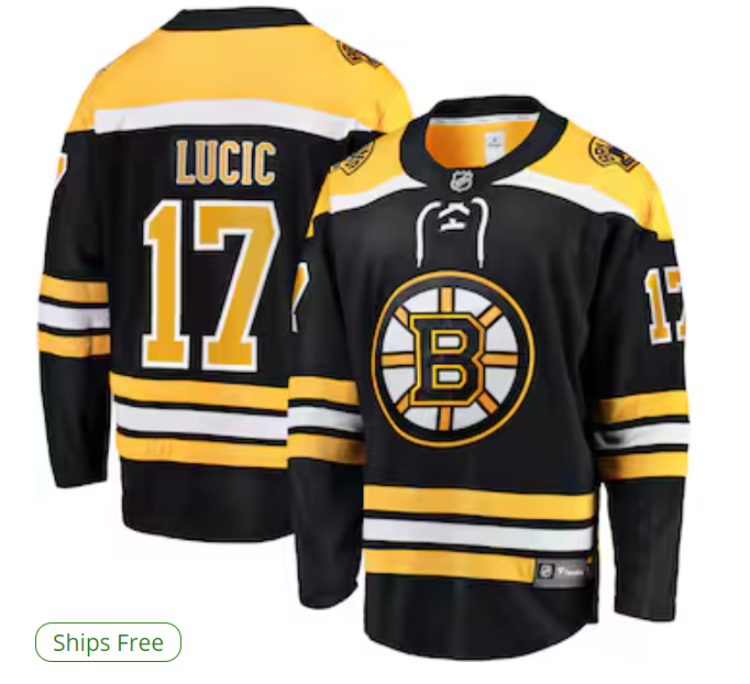 Milan Lucic Boston Bruins Fanatics Home Breakaway Jersey - Black