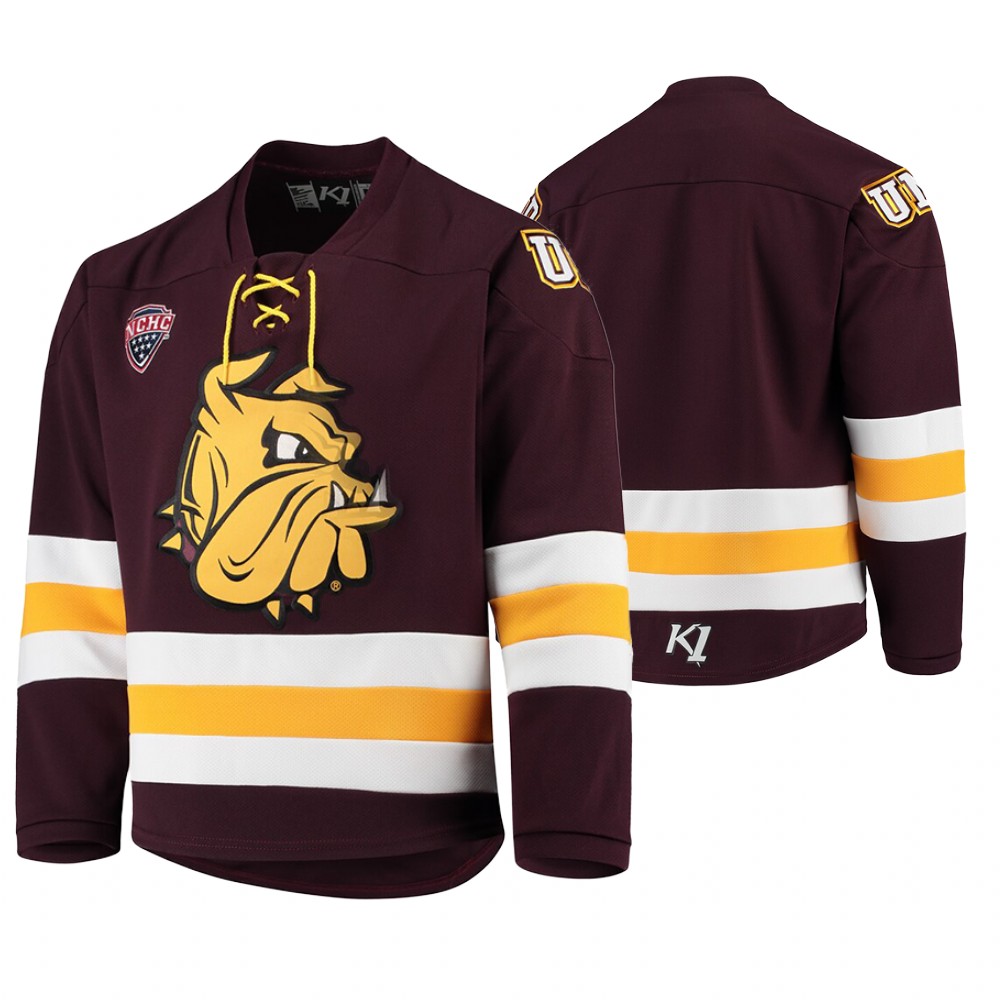 Minnesota Duluth Bulldogs Replica Hockey Men's Jersey - Maroon