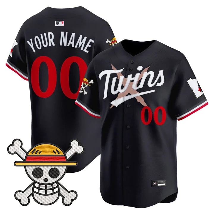 Minnesota Twins x One Piece Vapor Premier Limited Custom Jersey navy