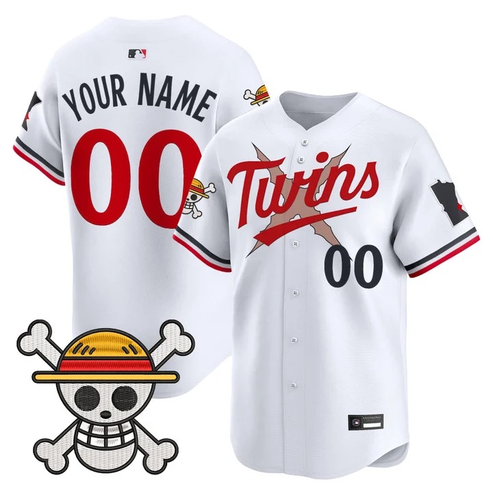 Minnesota Twins x One Piece Vapor Premier Limited Custom Jersey white