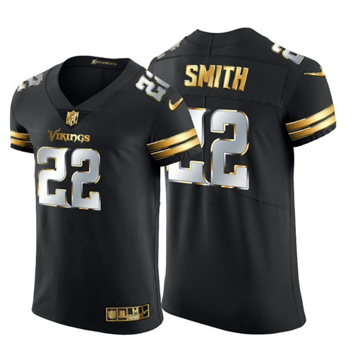 Minnesota Vikings #22 Harrison Smith Men's Nike Black Edition Vapor Untouchable Elite NFL Jersey