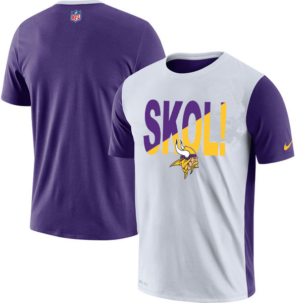 Minnesota Vikings Nike Performance T-Shirt White