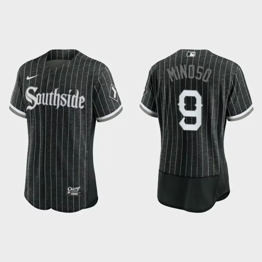 Minnie Minoso Chicago White Sox 2021 City Connect Authentic Jersey – Black