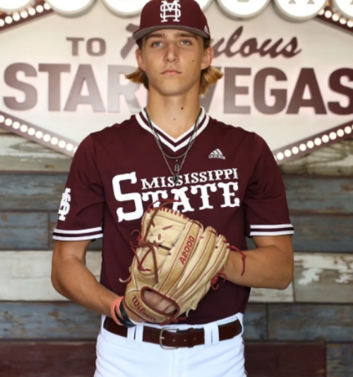 Mississippi State Bulldogs #3 Ace Reese Maroon Pullover College Baseball Game Jersey 