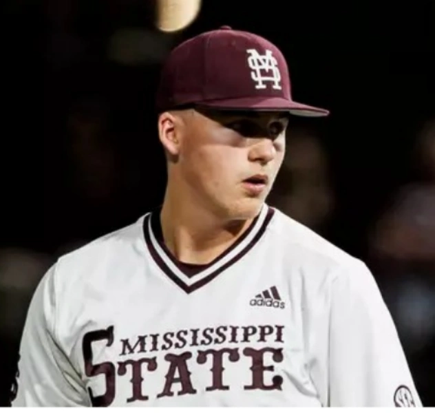 Mississippi State Bulldogs #3 Ace Reese White Pullover College Baseball Game Jersey 