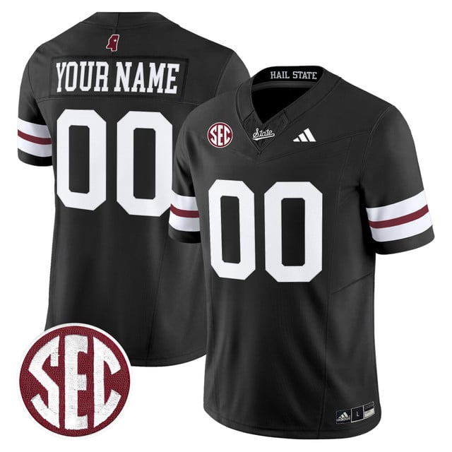 Mississippi State Bulldogs 'Dark Mode' Vapor Limited Custom Jersey