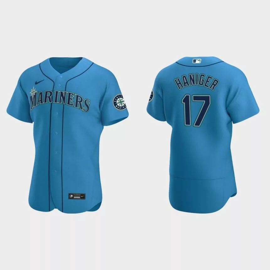 Mitch Haniger #17 Seattle Mariners Royal Authentic 2020 Alternate Jersey