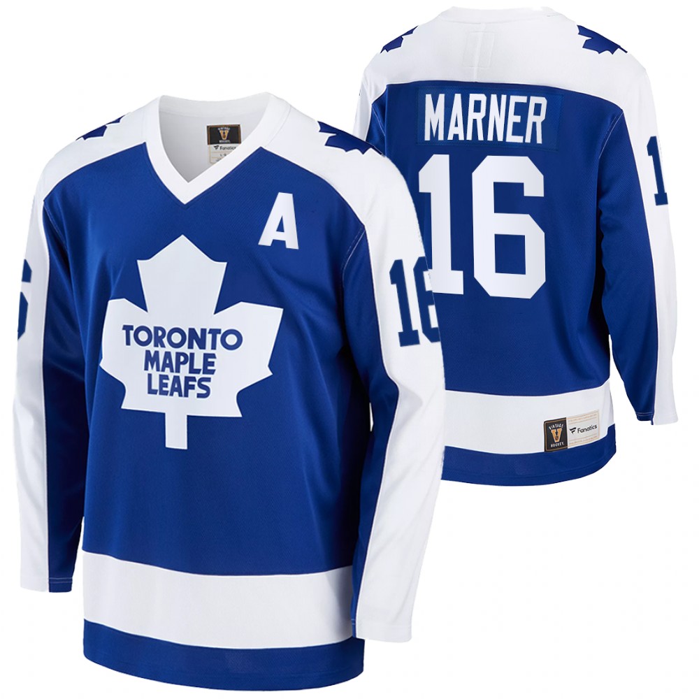 Mitch Marner Jersey Toronto Maple Leafs Vintage Blue Replica