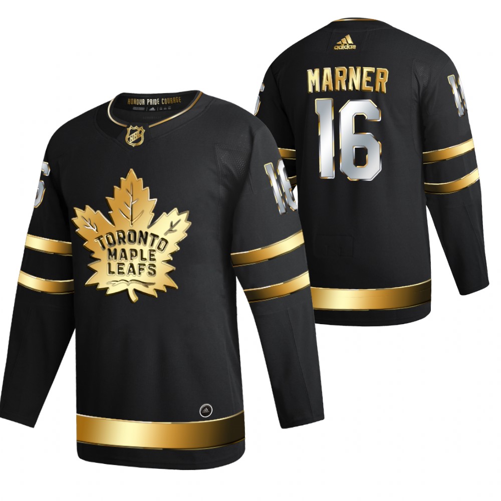 Mitchell Marner Toronto Maple Leafs Black 2021 Golden Edition Jersey Limited Authentic