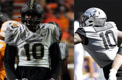 Mne's Vanderbilt Commodores #10 Dayo Odeyingbo Nike 2020 Grey Untouchable College Game Football Jersey 