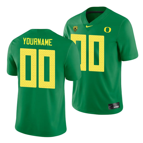 Mnes Oregon Ducks Custom Justin Flowe Noah Sewell Dontae Manning Mykael Wright Jay Butterfield Nike 2018 Green Football Jerse