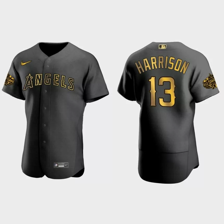 Monte Harrison Los Angeles Angels 2022 MLB All-Star Game Authentic Jersey – Black